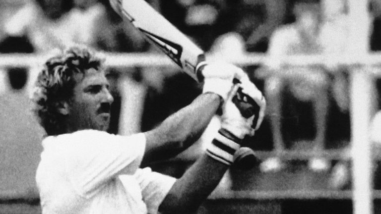 Ian Botham, pictured in 1986, is also expected to attend the dinner. Pic: AP