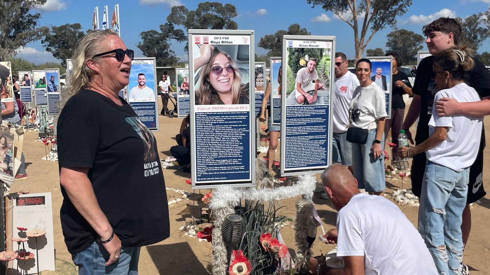 A ceremony has been taking place marking the two-year anniversary of the October 7 attack