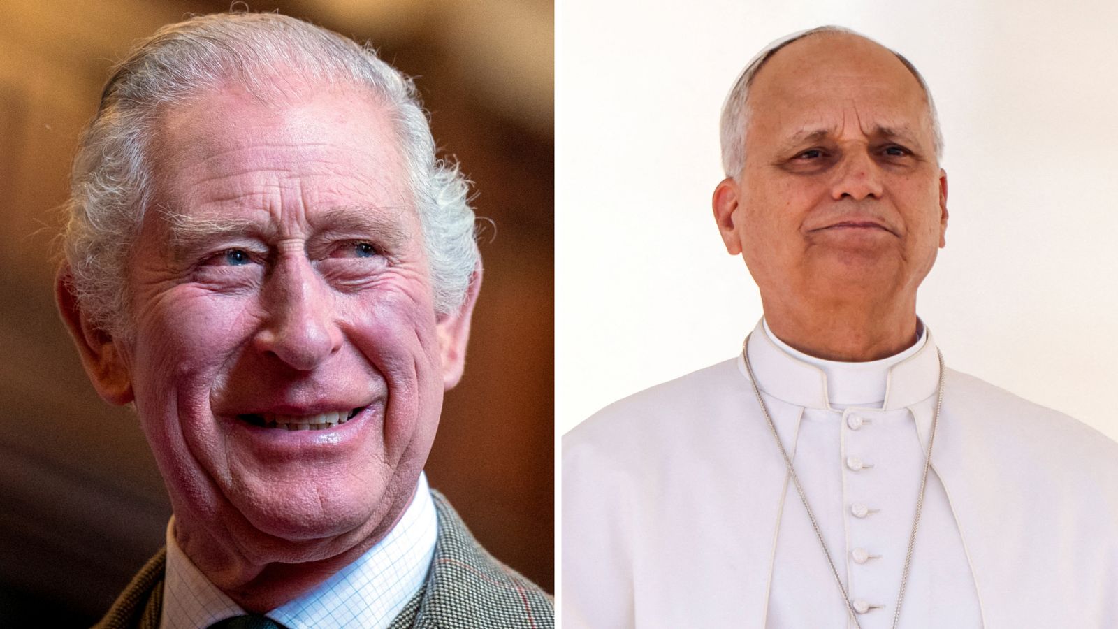 The King will also be made 'Royal Confrater' of the Abbey of St Paul's Outside the Walls. Pic: Reuters