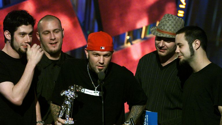 Limp Bizkit won MTV's best rock video award for Significant Other in 2000. Pic: AP