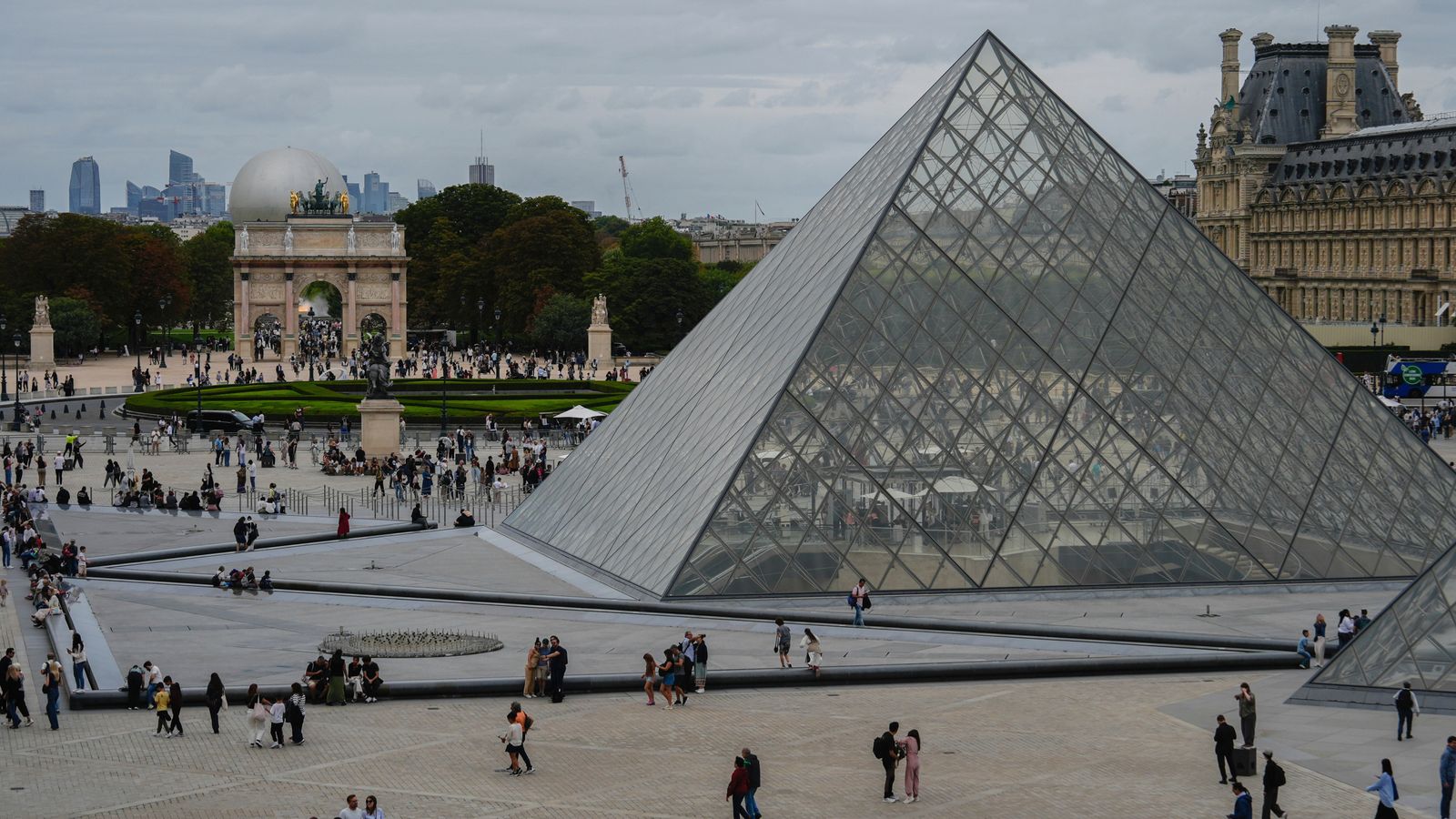 The Louvre museum in Paris. File pic: AP