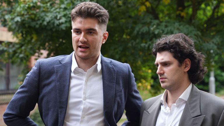 Gabriel Shemirani (left) and Sebastian Shemirani. Pic: PA