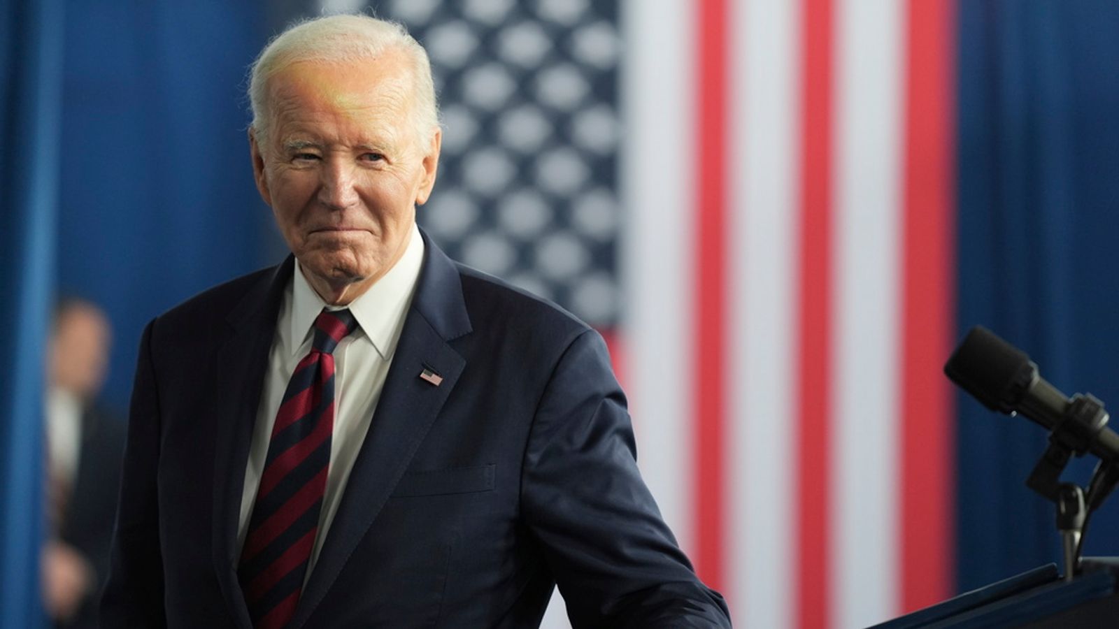 Joe Biden in Charleston on 19 January this year. Pic: AP