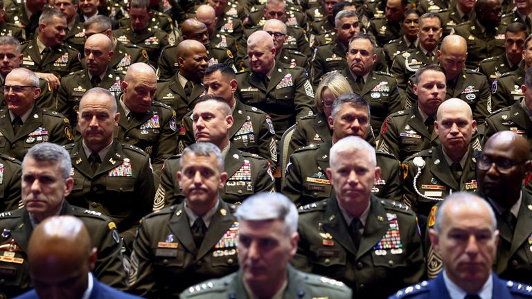 Senior leaders were called in from around the world for the event. Pic: Reuters