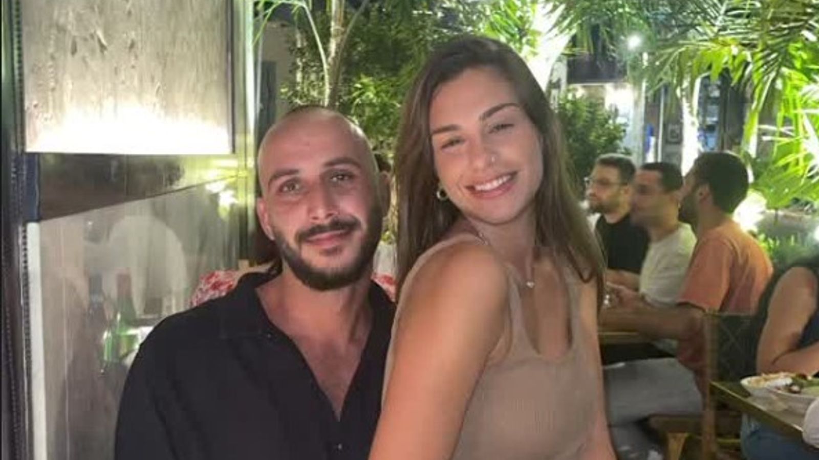 Roei Shalev with his girlfriend Mapal Adam, who was killed on 7 October 2023. Pic: Instagram/@roeishalev