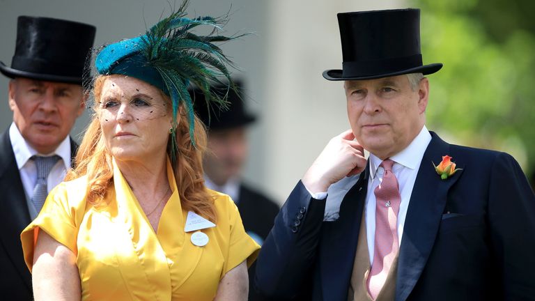 Prince Andrew lives at Royal Lodge with his ex-wife