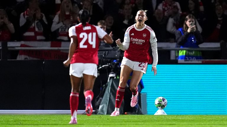 Alessia Russo gave Arsenal the lead before they were punished for poor mistakes