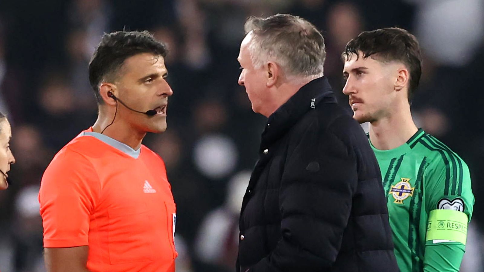 Michael O'Neill fumes after full-time following Northern Ireland's 1-0 defat to Germany