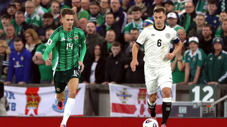 Northern Ireland's young side were unable to hold off Germany's experience