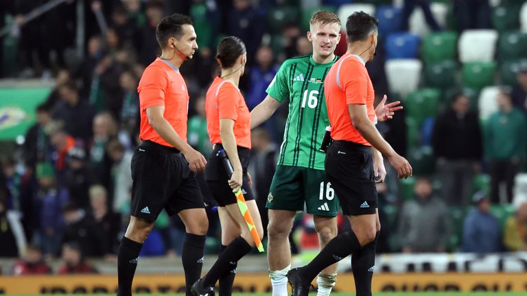 Northern Ireland boss Michael O'Neill was left frustrated by the refereeing performance