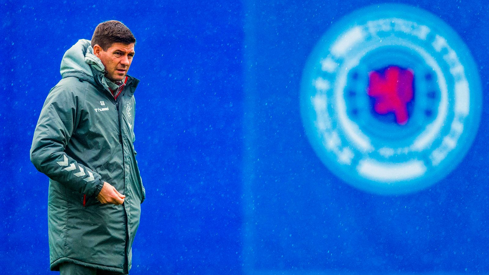 Steven Gerrard during Rangers media access at the Hummel Training Centre, on February 14, 2020, in Glasgow, Scotland. (Photo by Bill Murray / SNS Group)