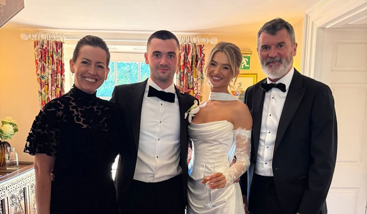 Roy Keane is a proud dad as he shares rare pic with his wife Theresa at their son's wedding