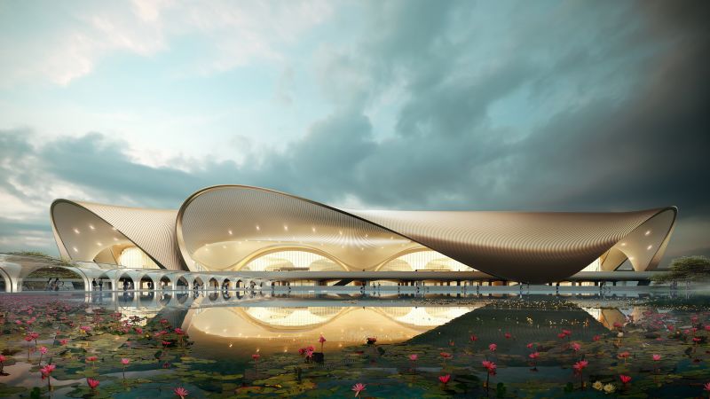 Flattened hills and diverted rivers: India’s new mega-airport opens after decades of delays