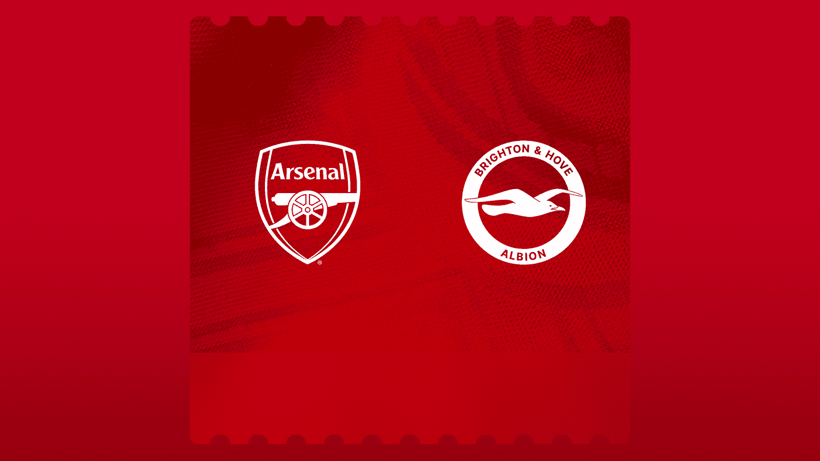 Ticket info: Arsenal v Brighton