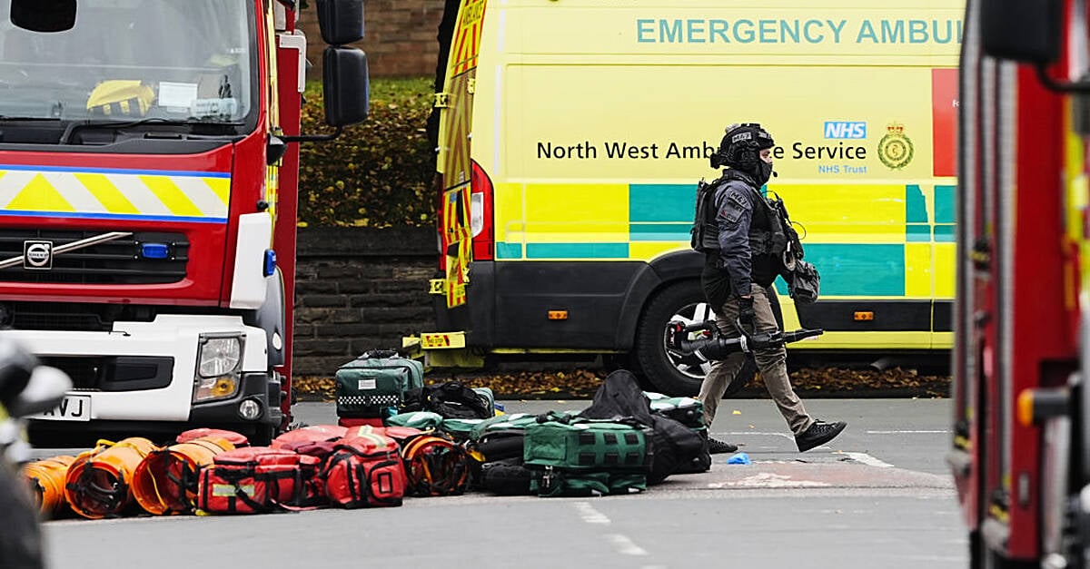 Two dead and suspect shot at Manchester synagogue