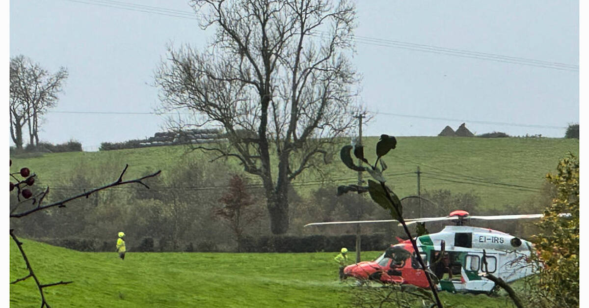 Two people airlifted to hospital following Monaghan workplace incident
