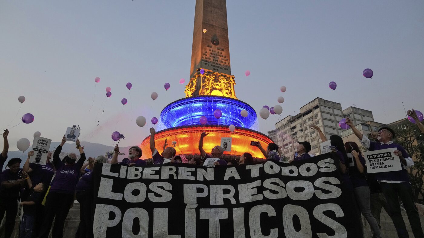 Venezuela's international prisoners being used as hostages : NPR