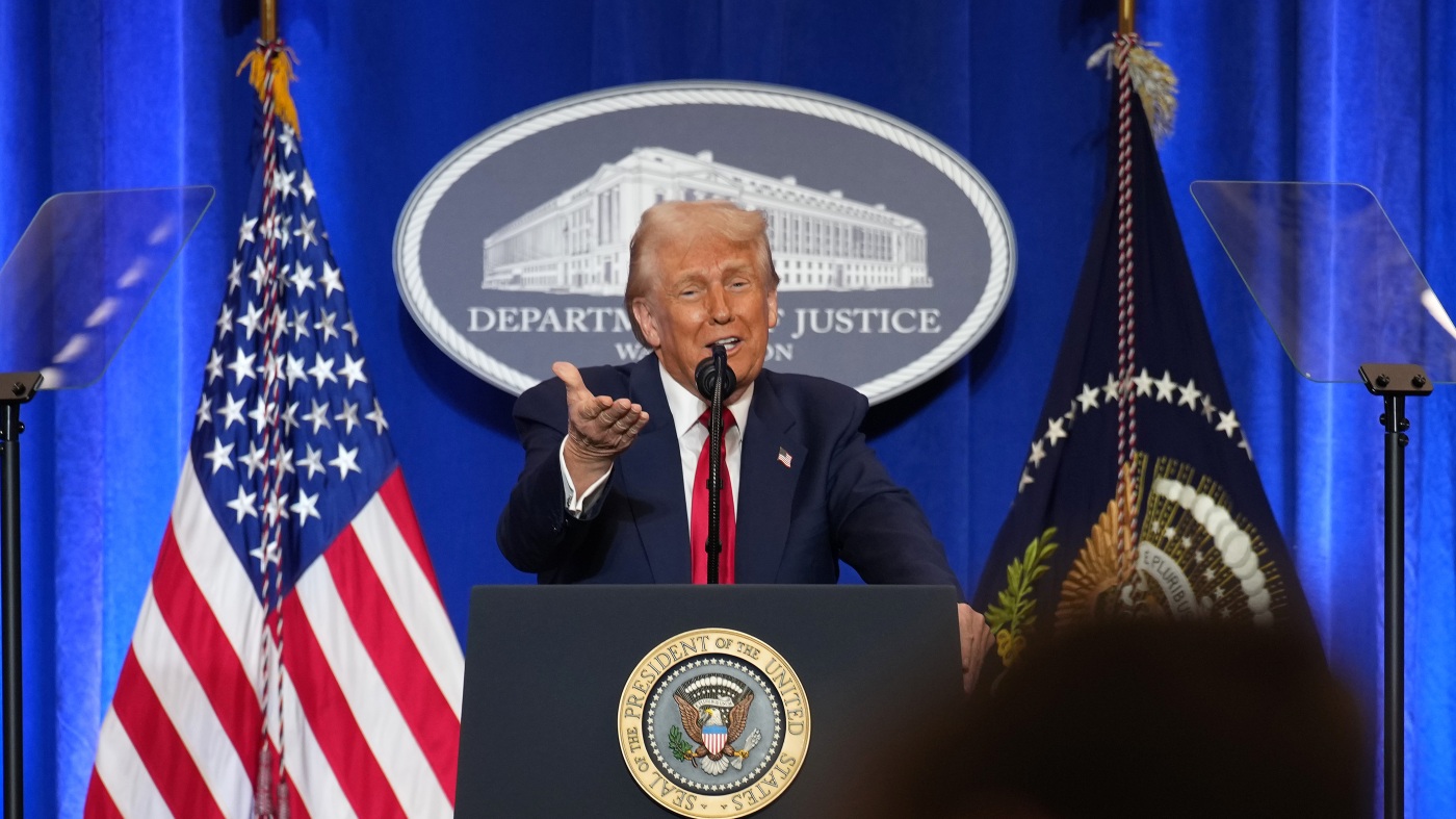 Criminal defense costs add up for Trump's perceived enemies : NPR