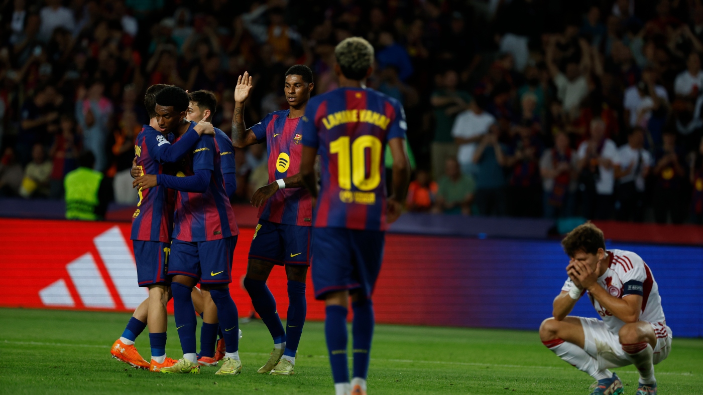 Spanish league cancels Barcelona soccer match in Miami : NPR