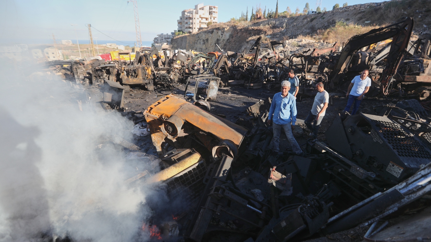 Israel strikes south Lebanon, killing 1 and wounding 7 : NPR