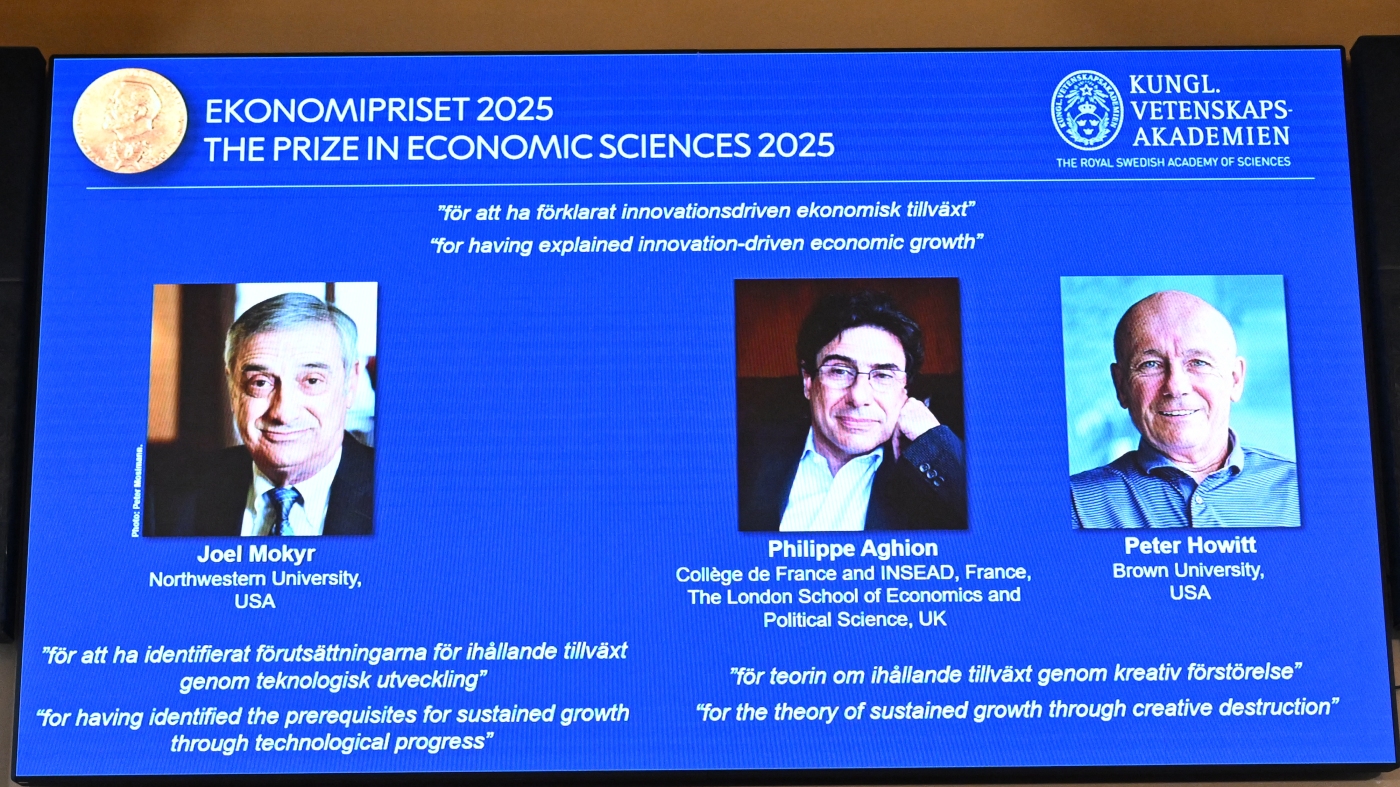 A Nobel Prize for explaining when technology leads to growth : NPR