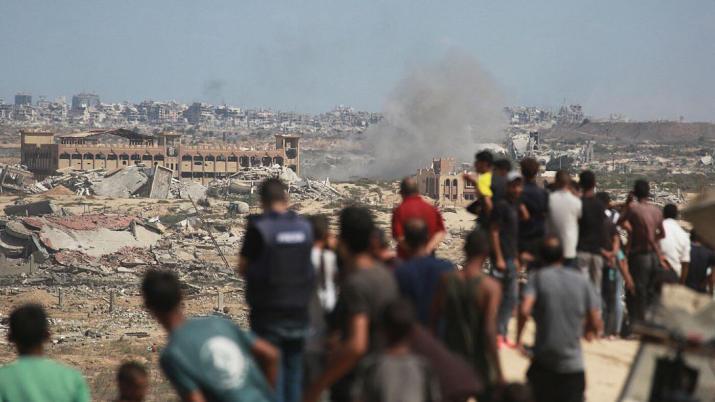 Trump gives Hamas a Sunday deadline for Gaza peace plan : NPR