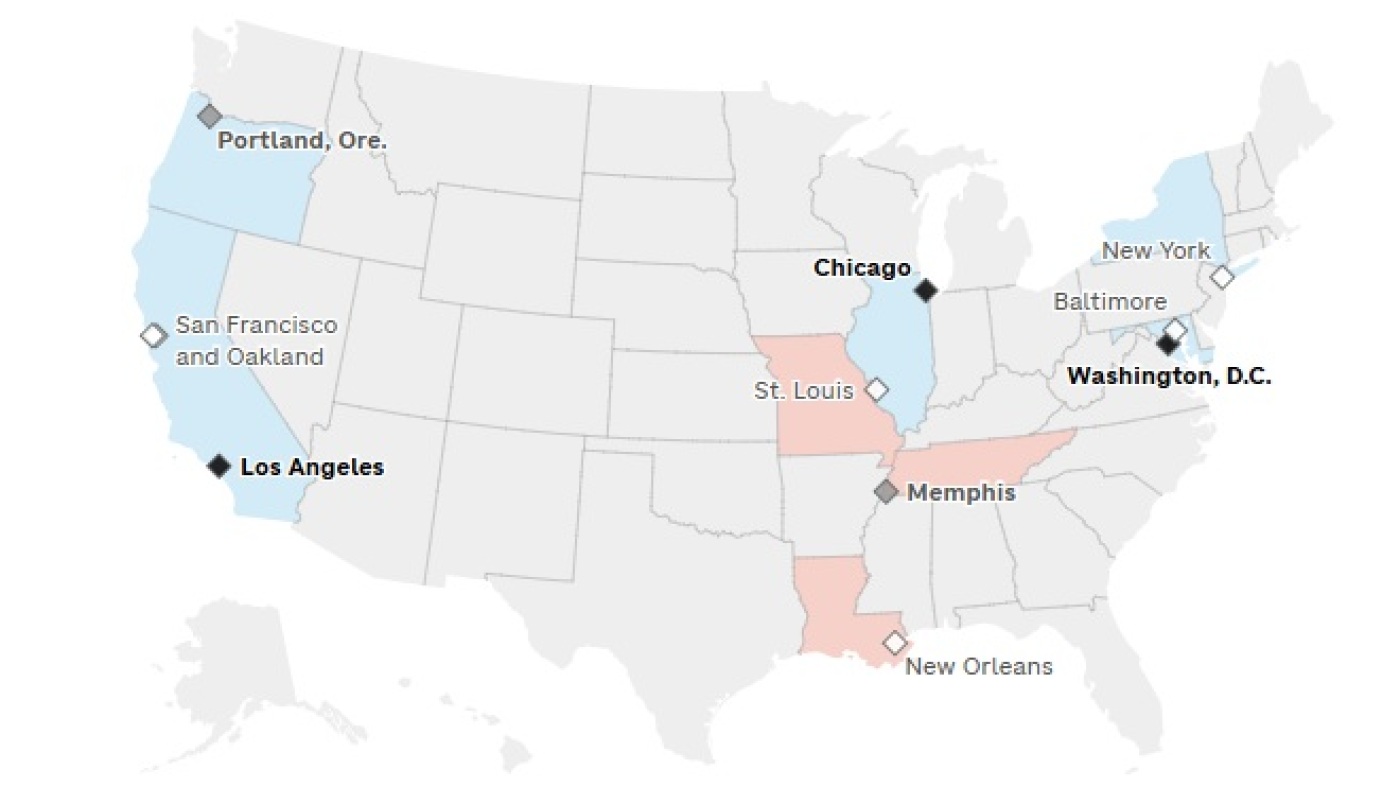 The latest on Trump’s National Guard deployments : NPR