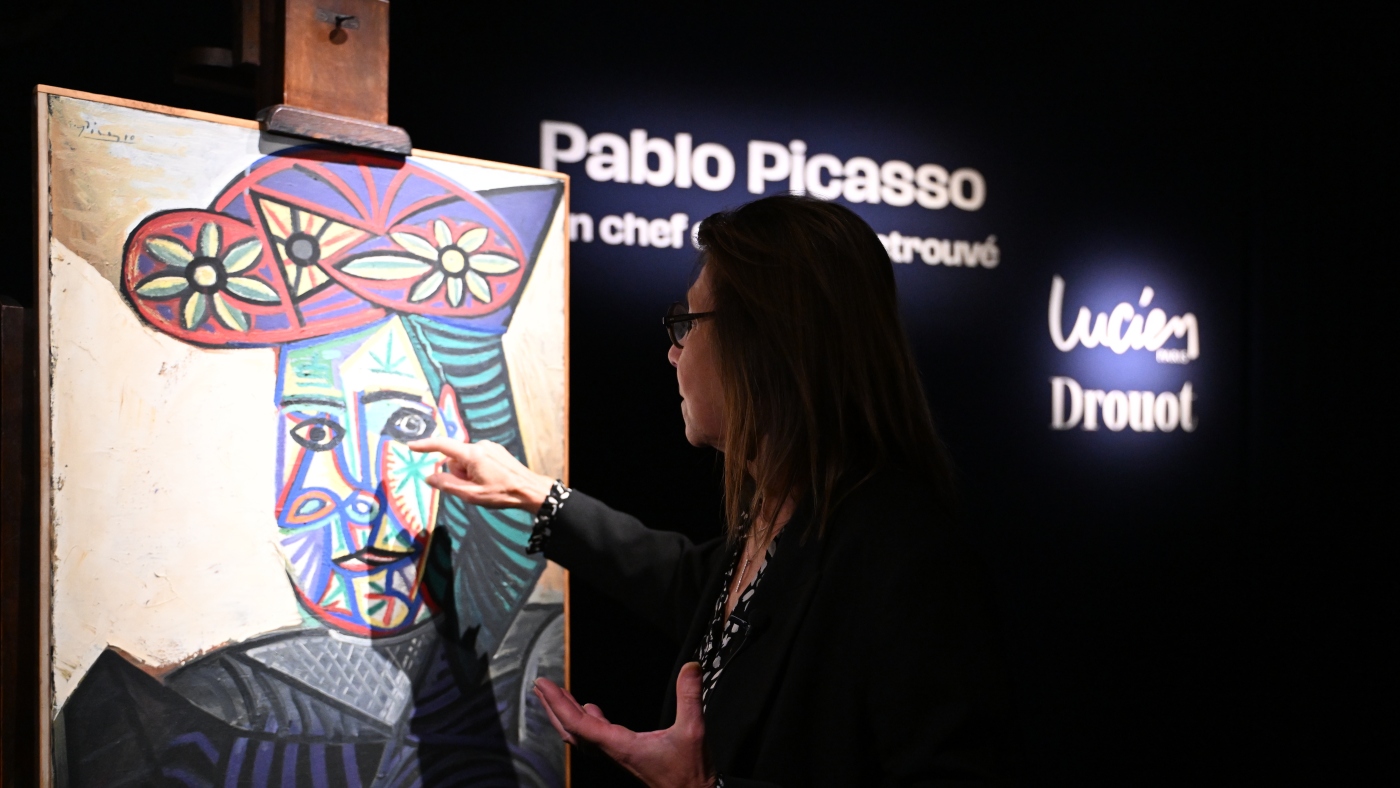 Picasso portrait of muse Dora Maar auctioned for $37 million : NPR