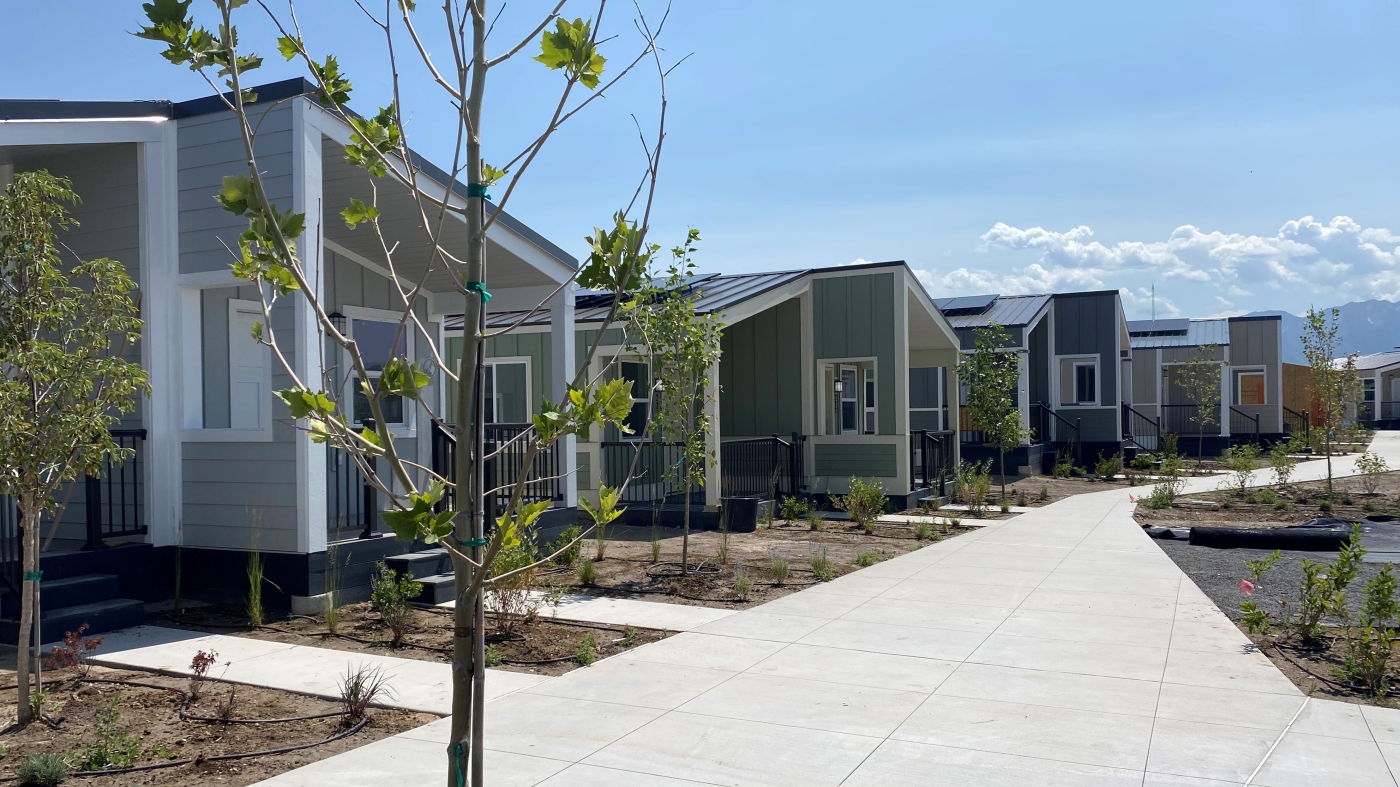 This 'village' aims to help the chronically homeless : NPR