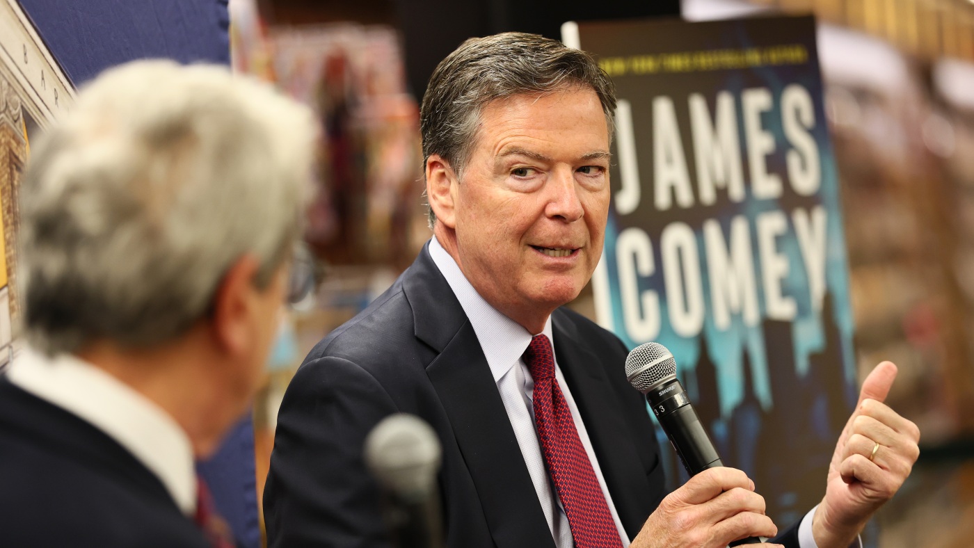 Former FBI director Comey pleads not guilty to federal charges : NPR