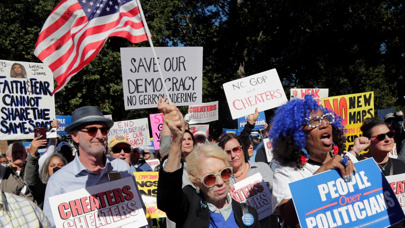 North Carolina Republicans push a new congressional map : NPR