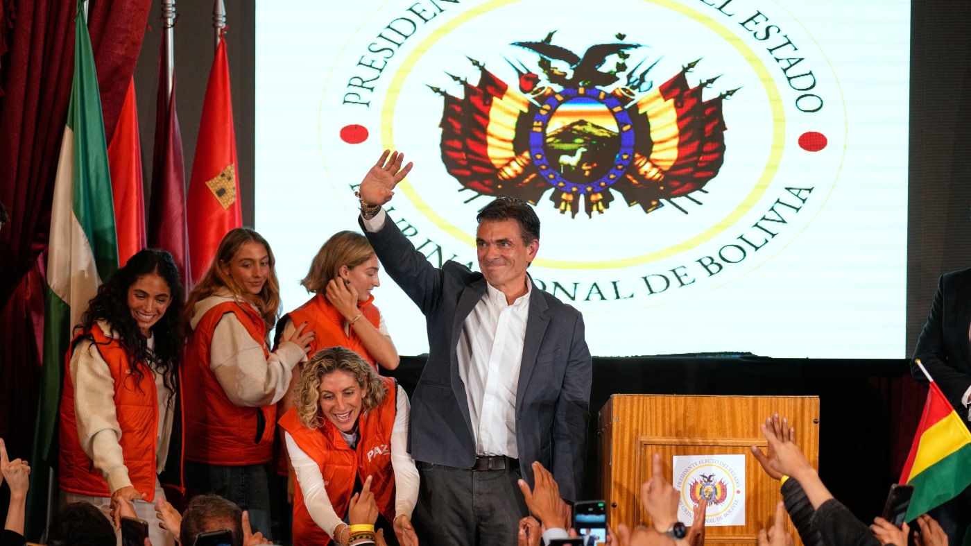 Centrist Rodrigo Paz wins Bolivia's presidential runoff : NPR