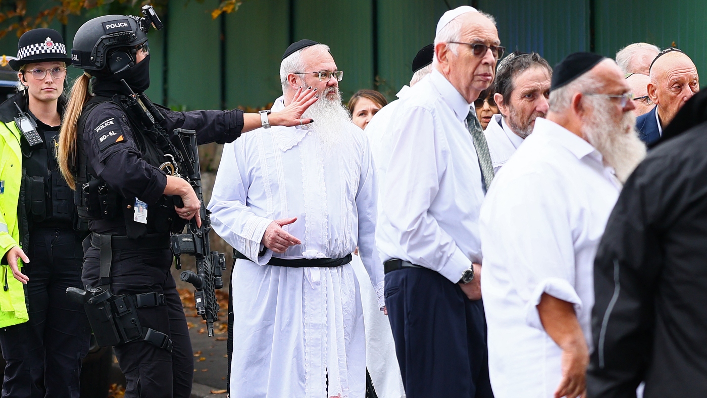 U.K. police say attack on Manchester synagogue was 'terrorist incident' : NPR