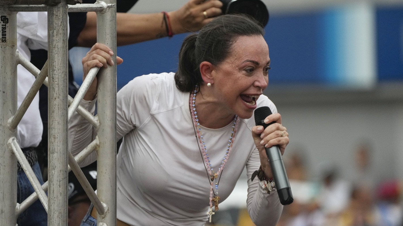 Venezuela’s opposition leader María Corina Machado wins 2025 Nobel Peace Prize : NPR