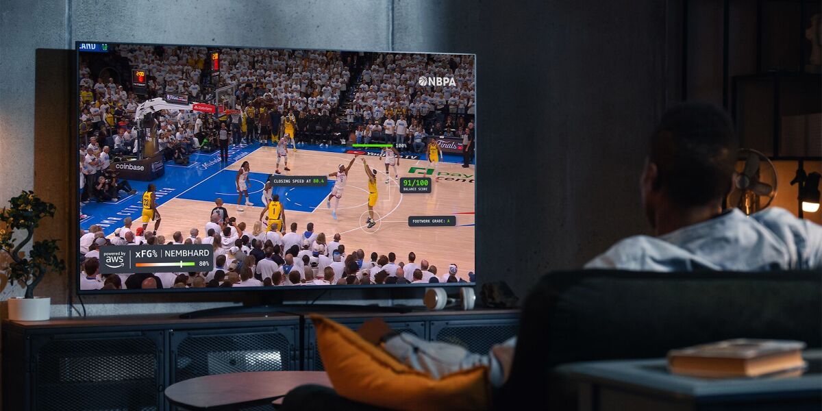 NBA and AWS team up to bring AI-powered stats to basketball fans - about Amazon