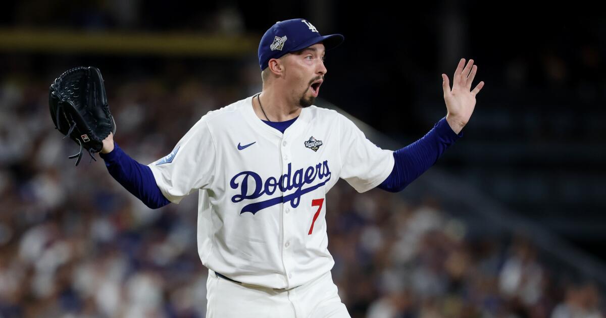 Dodgers lose to Blue Jays, moving to brink of World Series elimination