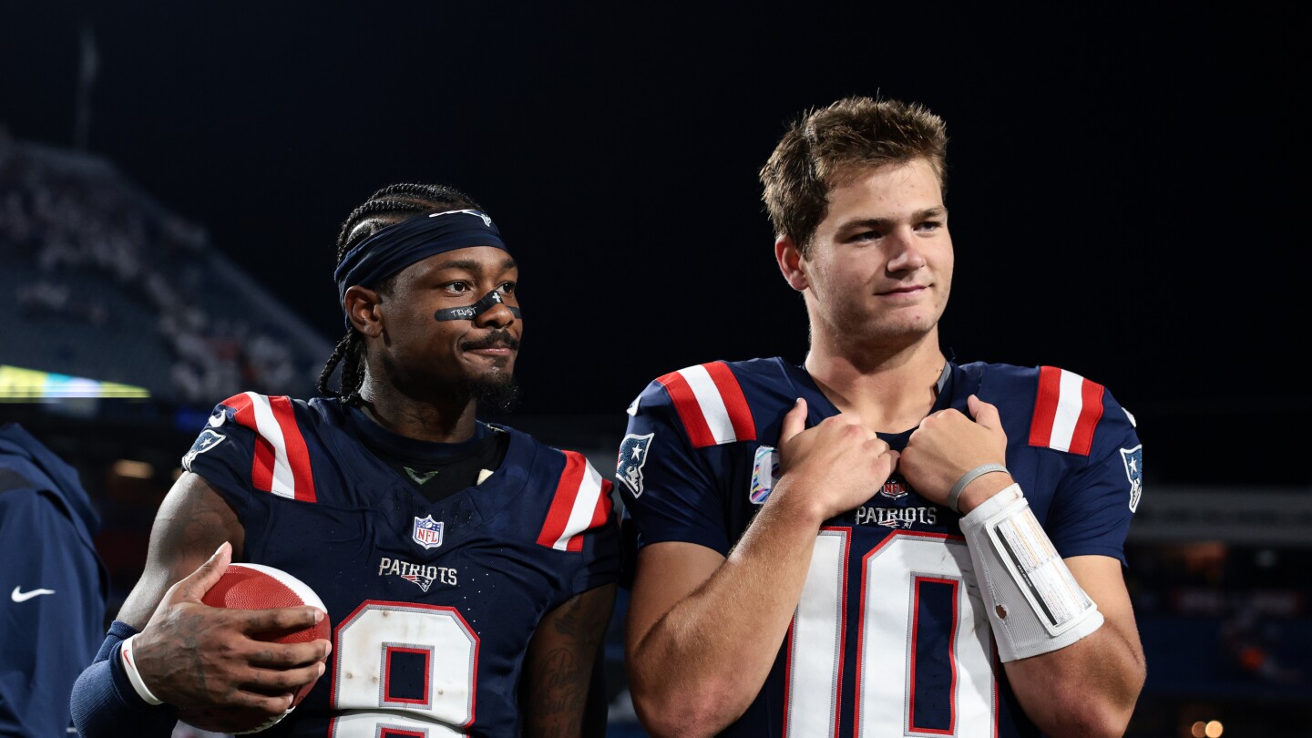 Sunday Night Football: Drake Maye, Stefon Diggs lead Patriots past Bills, 23-20