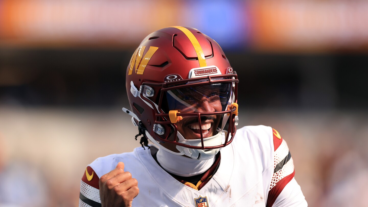 Jayden Daniels returns to lead Commanders to 27-10 win