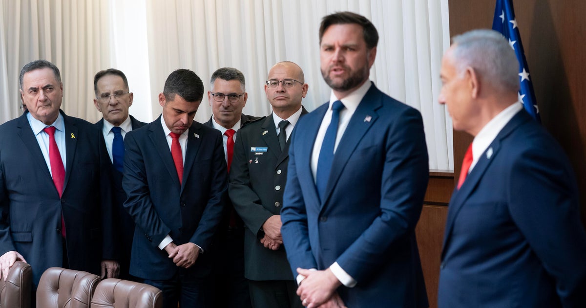 Vice President Vance Visits Israel To Maintain Ceasefire With Hamas