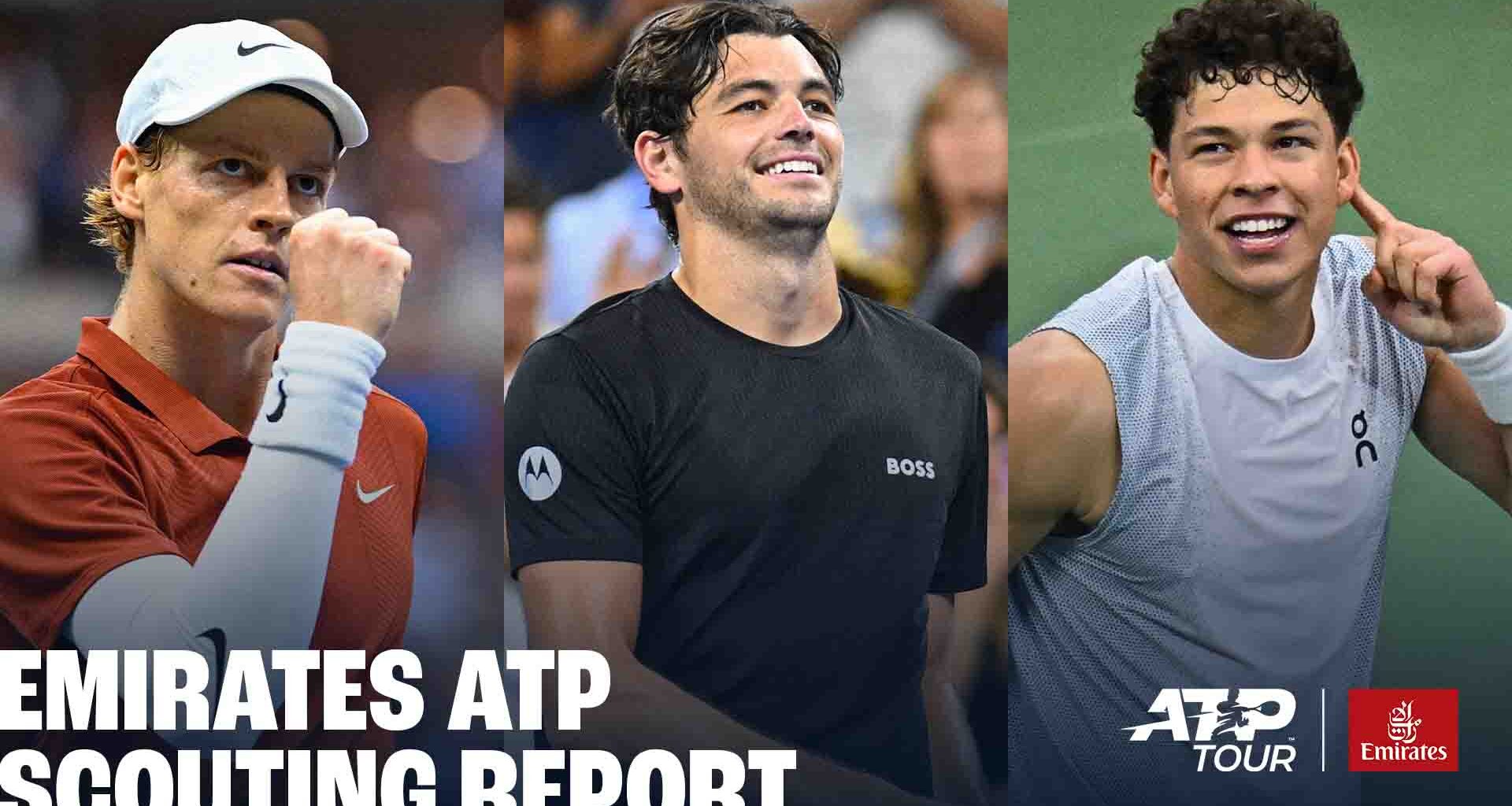 Jannik Sinner, Taylor Fritz and Ben Shelton are all in action on the ATP Tour this week.