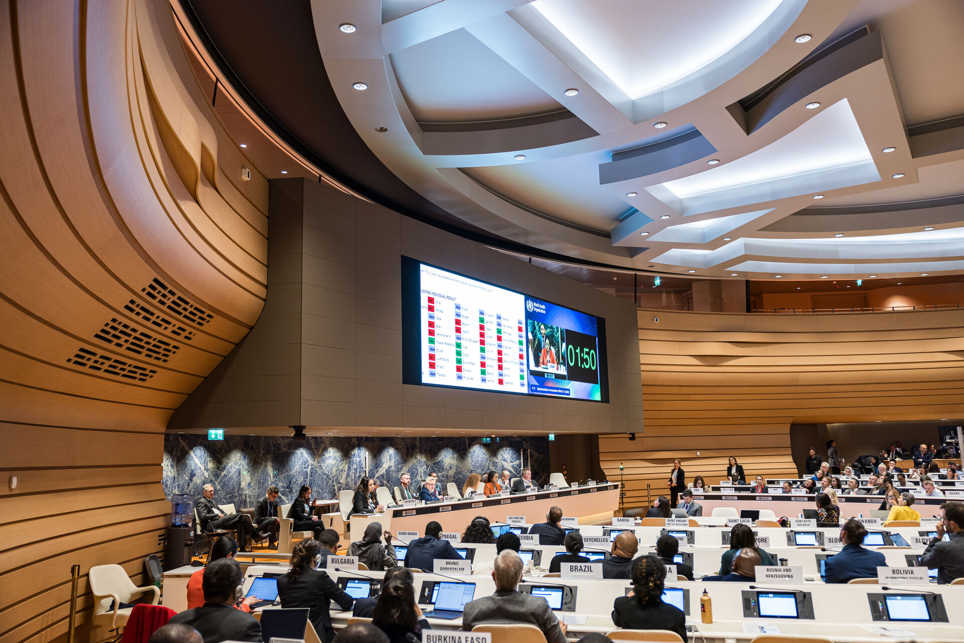 People sitting in a conference room