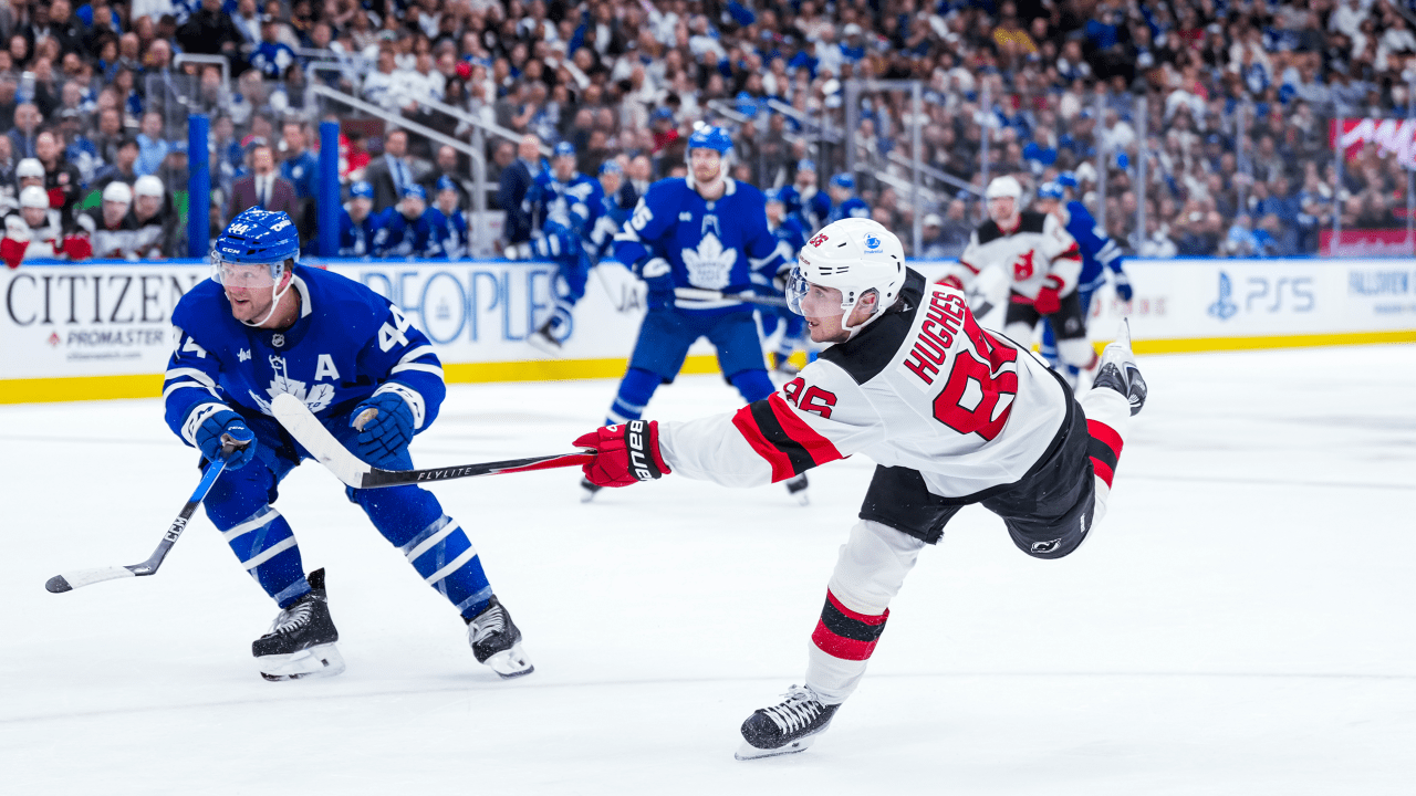 Devils stay hot in Toronto homecoming for Jack Hughes, Keefe
