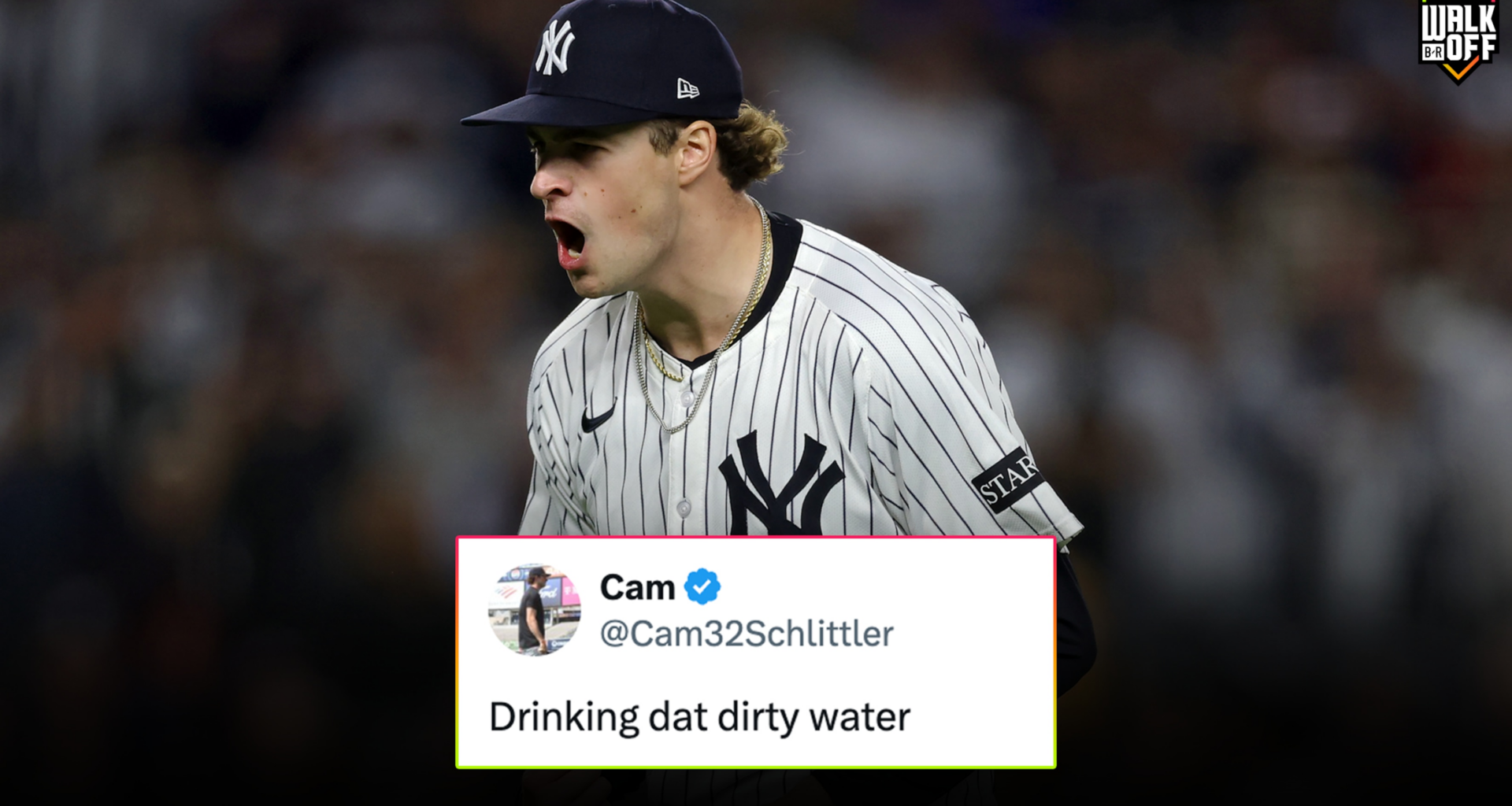 Cam Schlittler Trolls Red Sox with 'Dirty Water' Post After Yankees Advance to ALDS