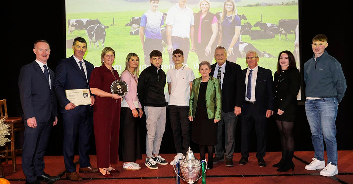 Waterford farm takes home award at the 2025 NDC & Kerrygold Quality Milk Awards