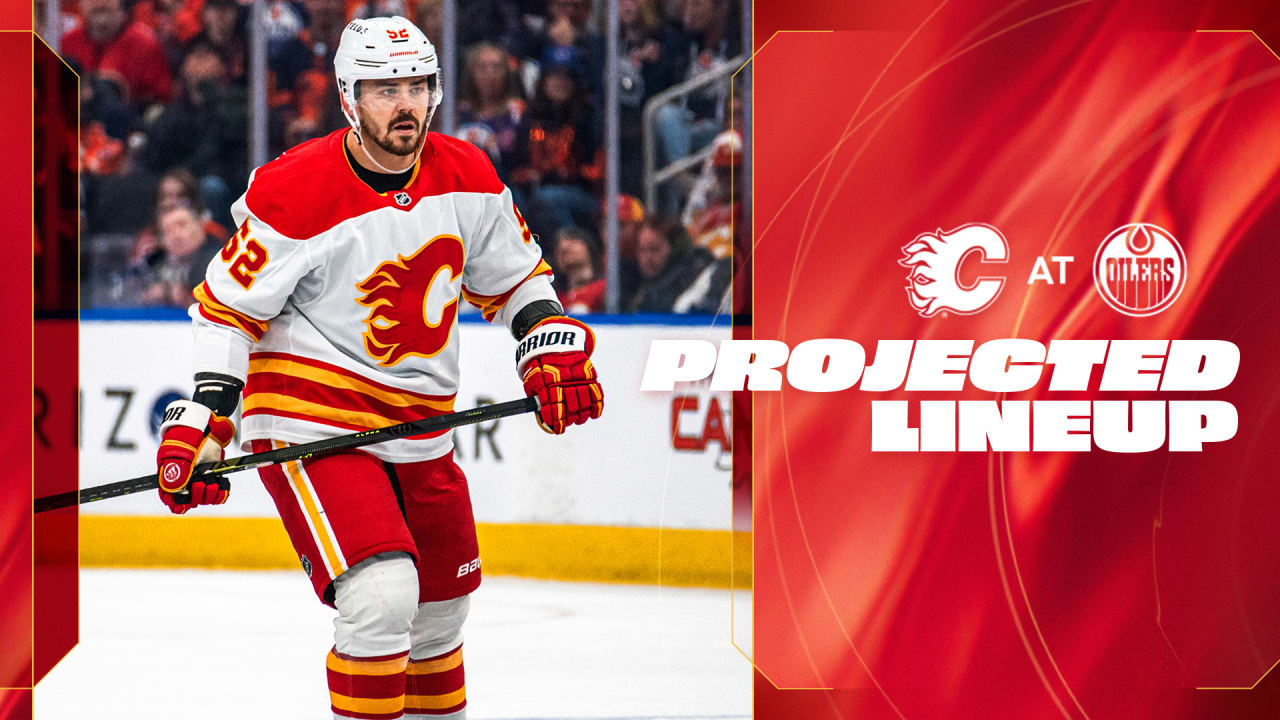 Projected Lineup - Flames @ Oilers
