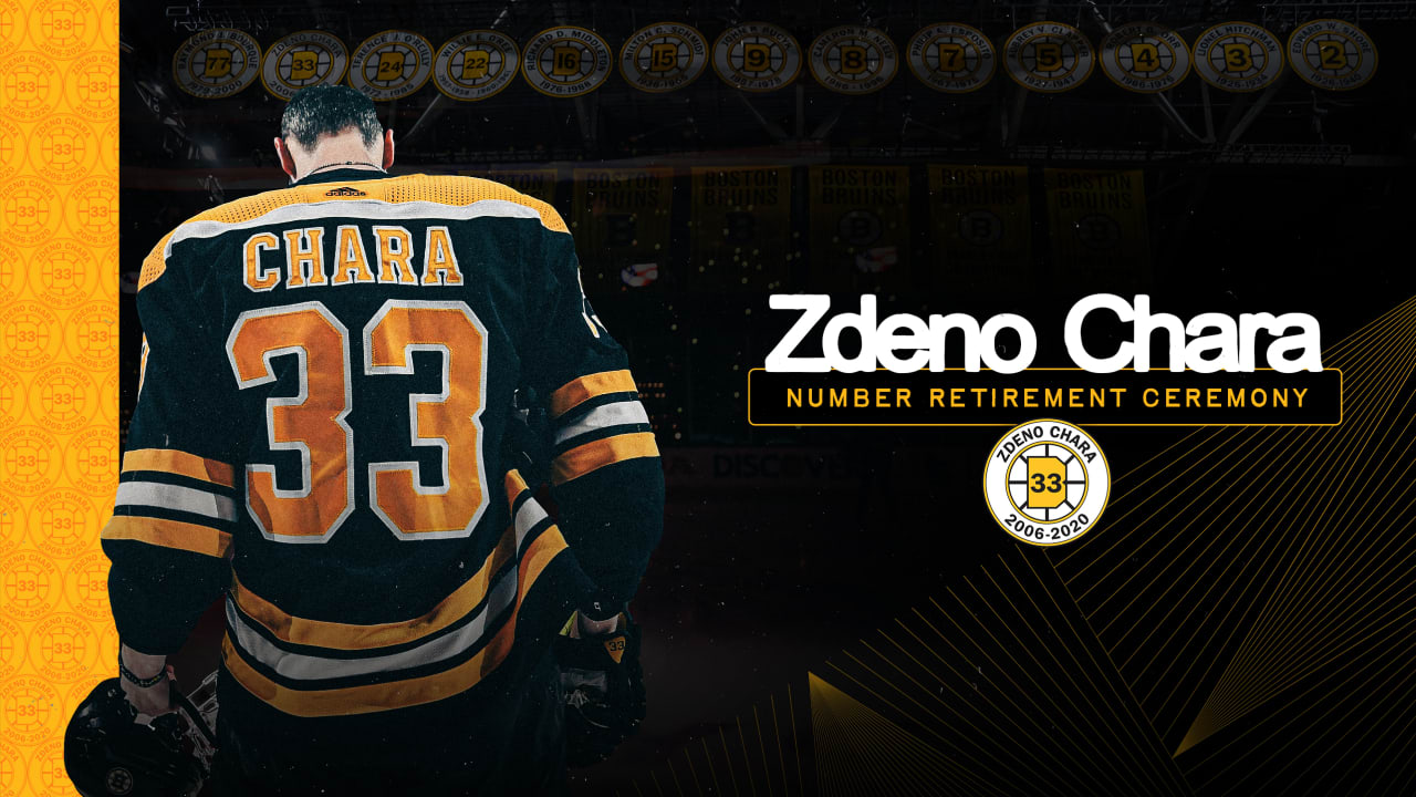 Boston Bruins to Retire Zdeno Chara’s Number 33 on Jan. 15