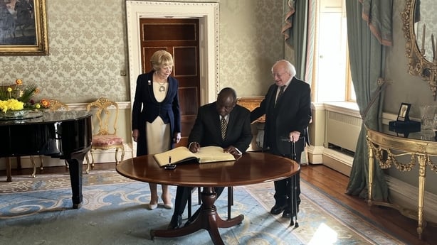 sabina higgins michael d higgins cyril ramaphosa