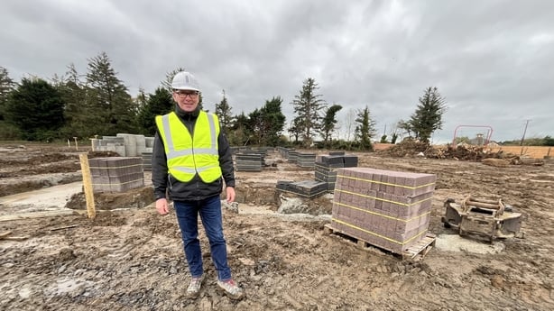 Brian McKeown, Construction Director of MKN Property on a building site