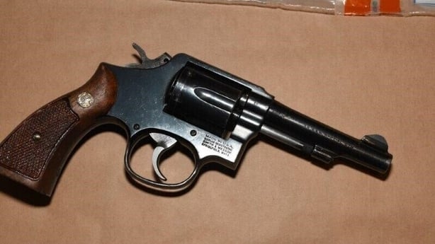 a gun seized by gardai in cork