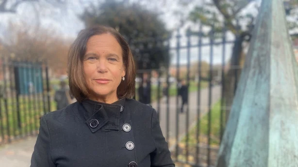 Sinn Féin leader Mary Lou McDonald